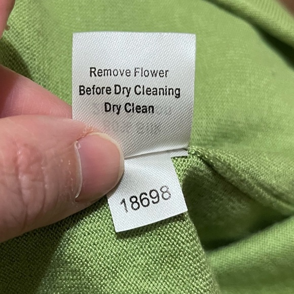 Garnet Hill Open Front Cardigan Sweater Half/Quarter Length Sleeves Size XL - Picture 4 of 9